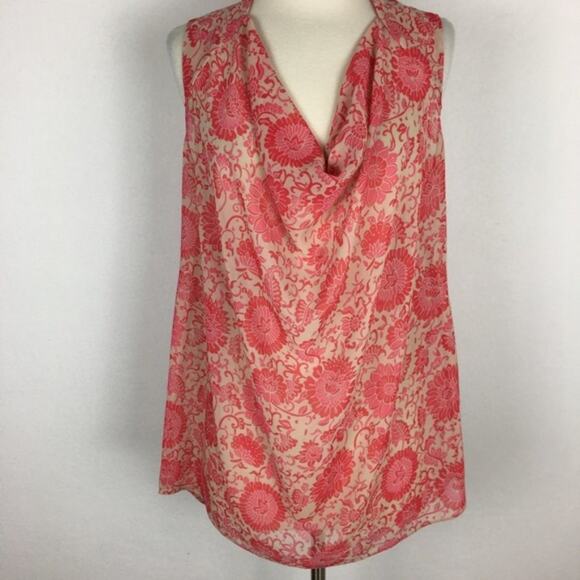 Cabi Vita Floral Draped Front Blouse size Small - Picture 2 of 6